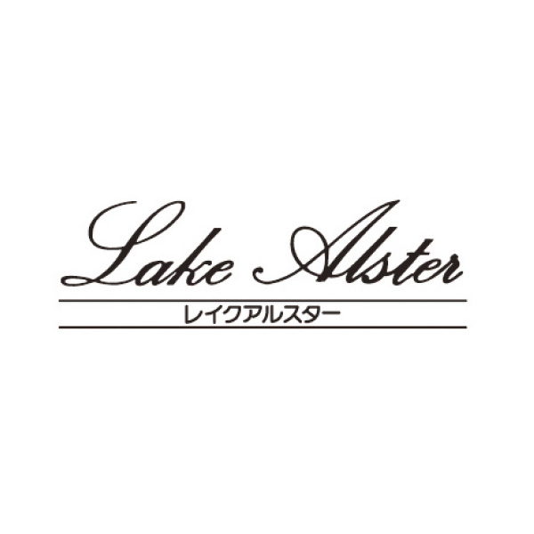 レイクアルスター シルク混プリントストール Lake Alster