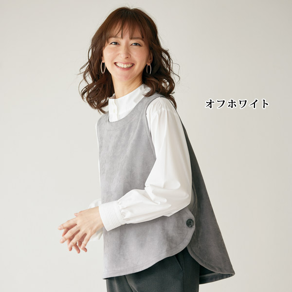 2WAYピンタックシャツチュニック | 京都通販ミセスのファッション館・本店