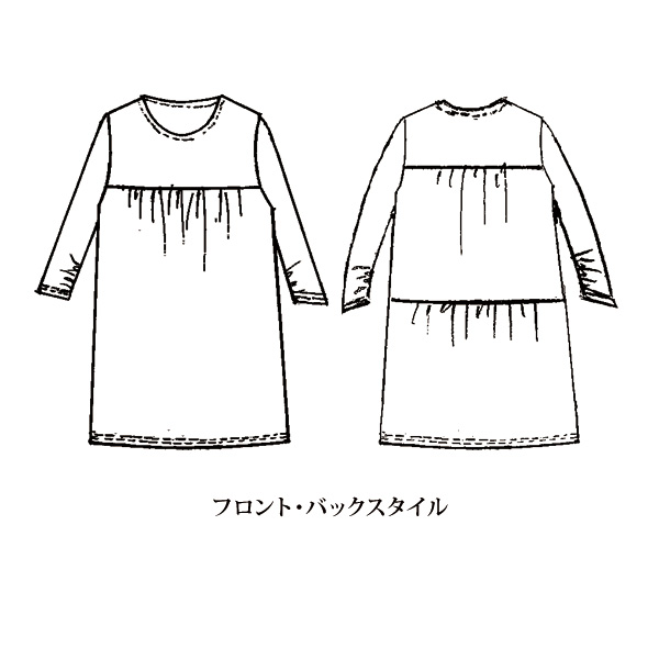 プリントカットソーチュニック 大きいサイズ M L LL 3L 京都通販ミセスのファッション館・本店