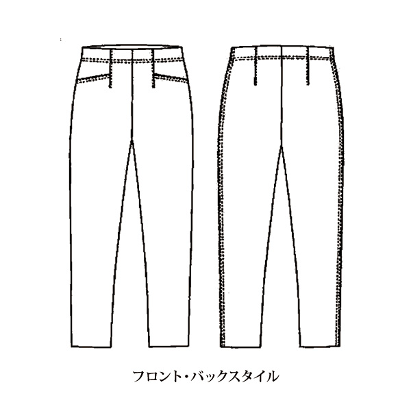 「京プリント」ストレートパンツ / 大きいサイズ M L LL 3L