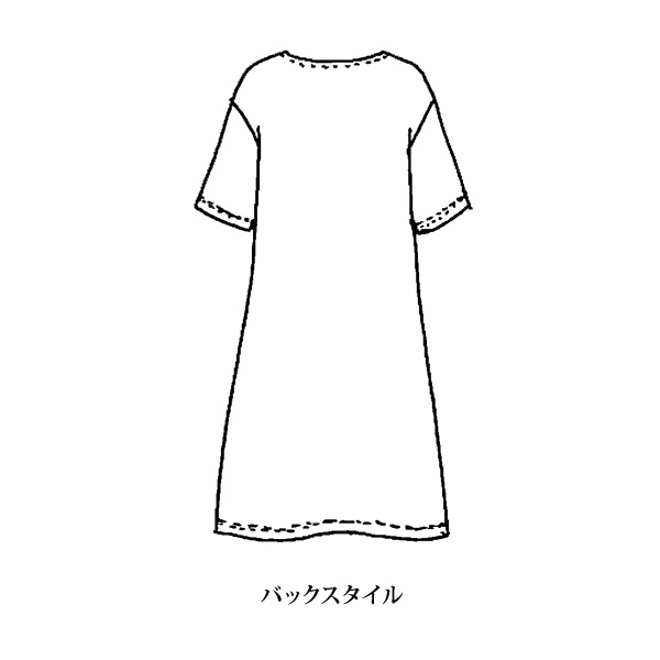三河木綿」しじら織り縞柄ワンピ-ス | 京都通販ミセスの 三河木綿」しじら織り縞柄ワンピ-ス | 京都通販ミセスの