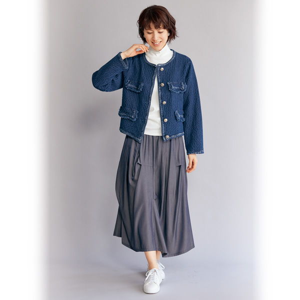 タックデザインスカート
