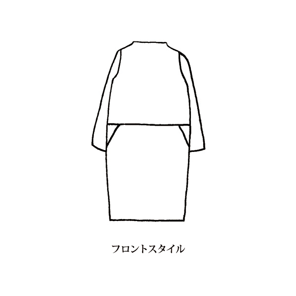 ふくれジャカードコクーンワンピース