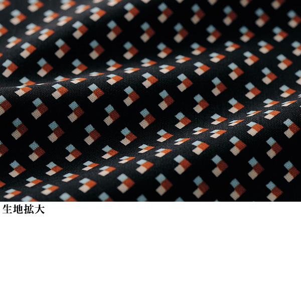幾何学柄ブラウスチュニック