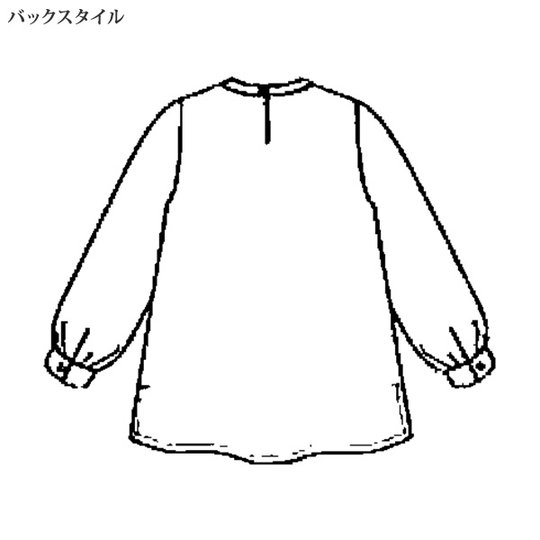 パネル刺しゅう入りブラウス