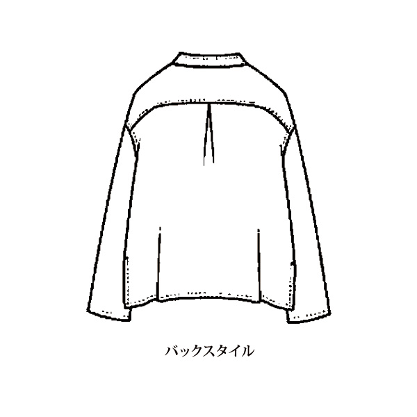 ヘリンボーン柄ポケット付ジャケット