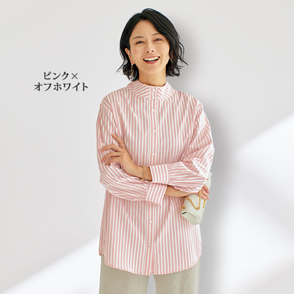 mame（ストライプ ・ シャツ/ブラウス(長袖/七分)）のフリマ