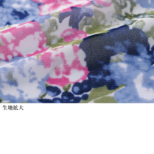 花柄パワーネットプルオーバー | 京都通販ミセスのファッション