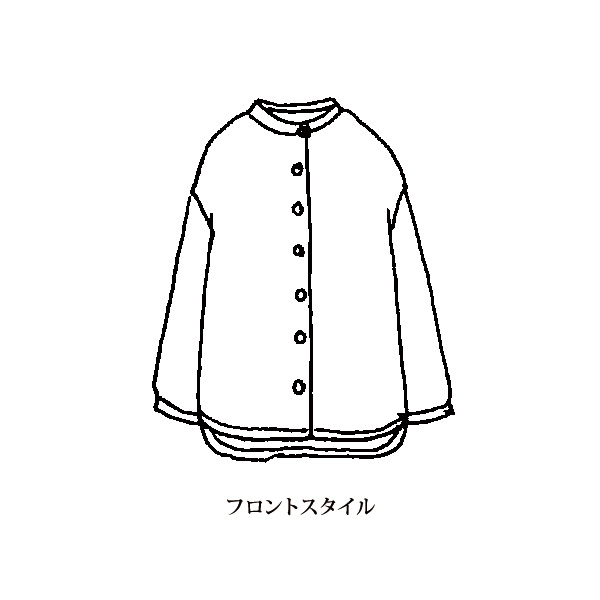 ポイント配色ストライプシャツ