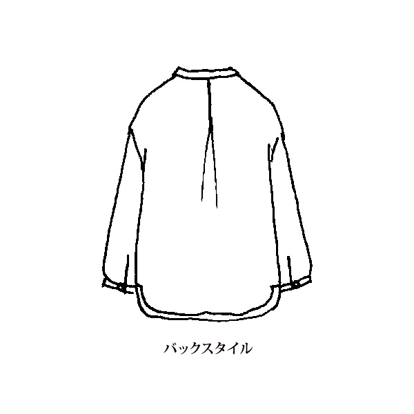 ポイント配色ストライプシャツ