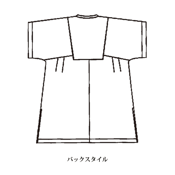 縞織ゆったりワンピース