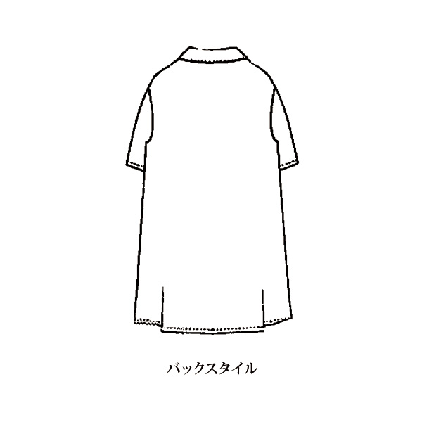 チェック柄織 襟付チュニックワンピース | 京都通販ミセスの チェック柄織 襟付チュニックワンピース | 京都通販ミセスの