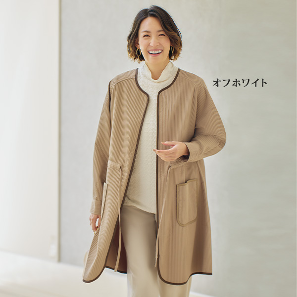 ふくれジャカード カットソープルオーバー