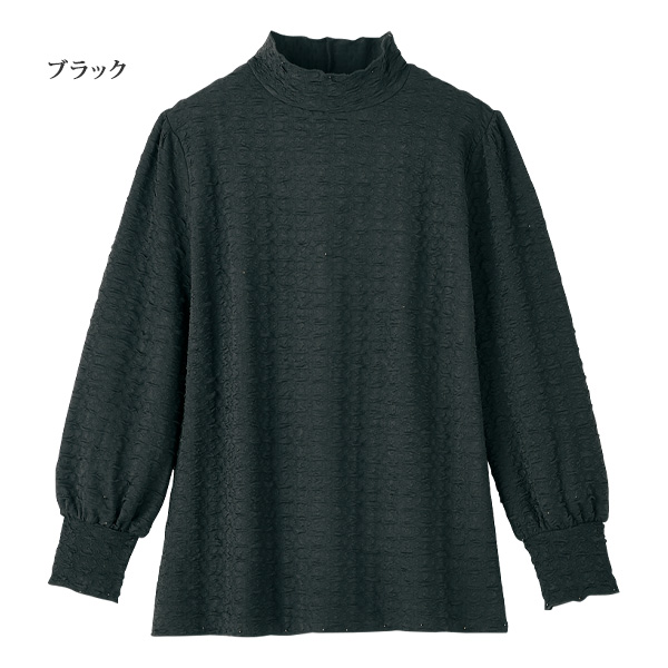 ふくれジャカード カットソープルオーバー