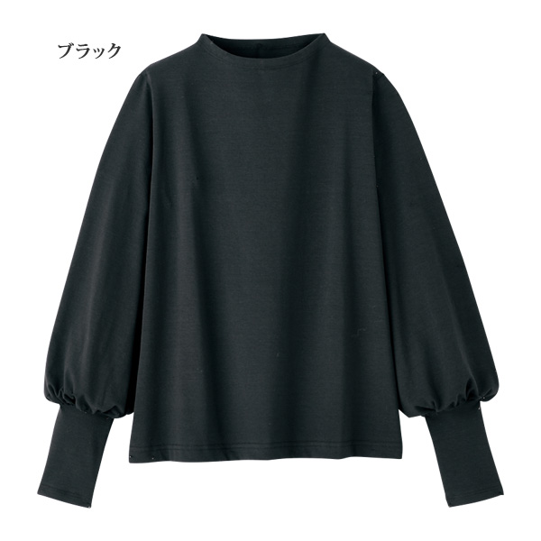 パフスリーブカットソーブラウス