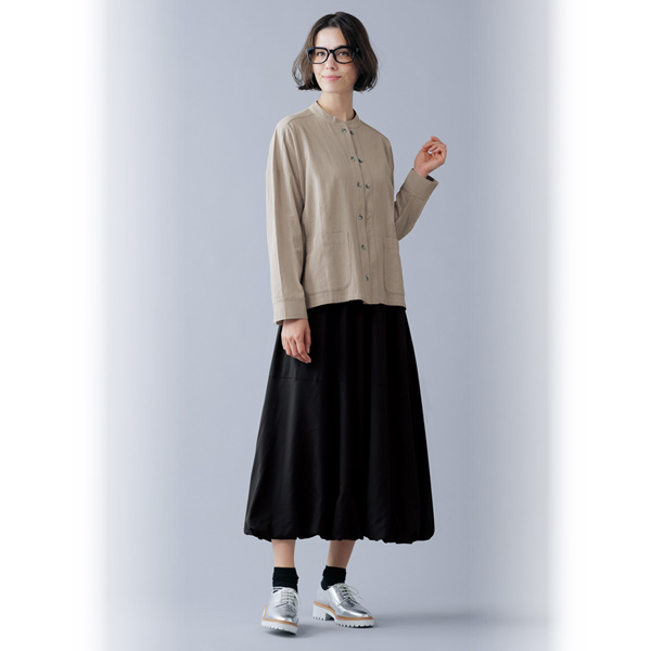 コクーンシルエットスカート
