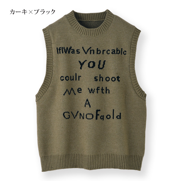 ロゴニットベスト