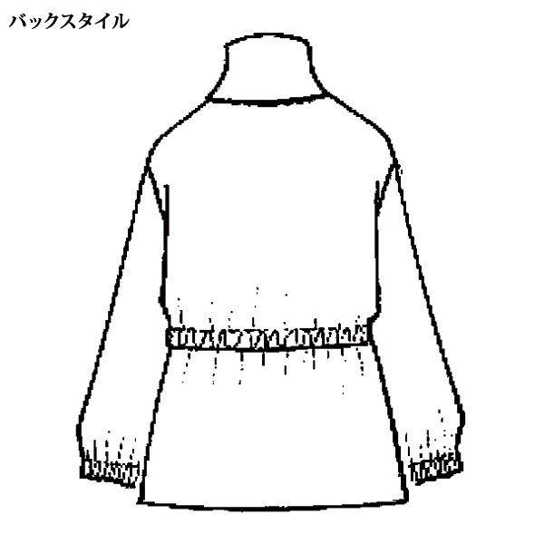 コーデュロイ素材 薄中わた入りジャケット