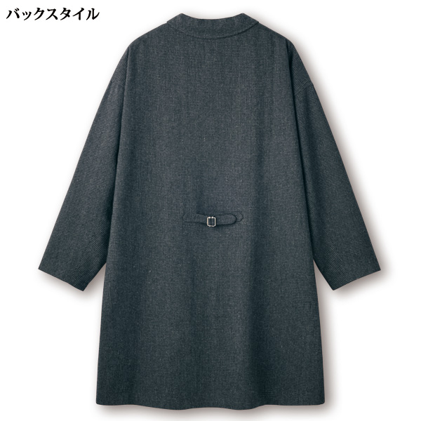 千鳥柄襟付きライトコート