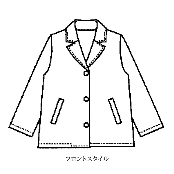 薄中わた入りキルトジャケット