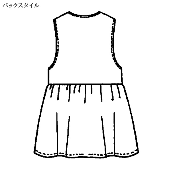千鳥柄織 ティアードベスト