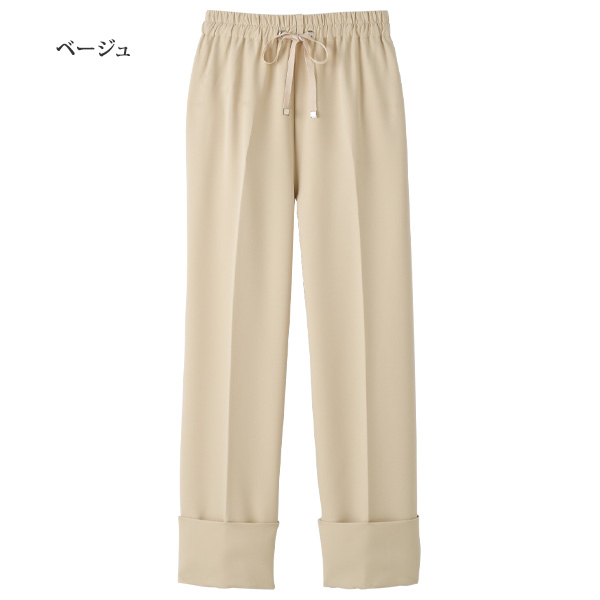 裾ダブルセンタープレスパンツ