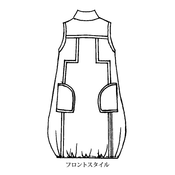 コクーンカットソーチュニック