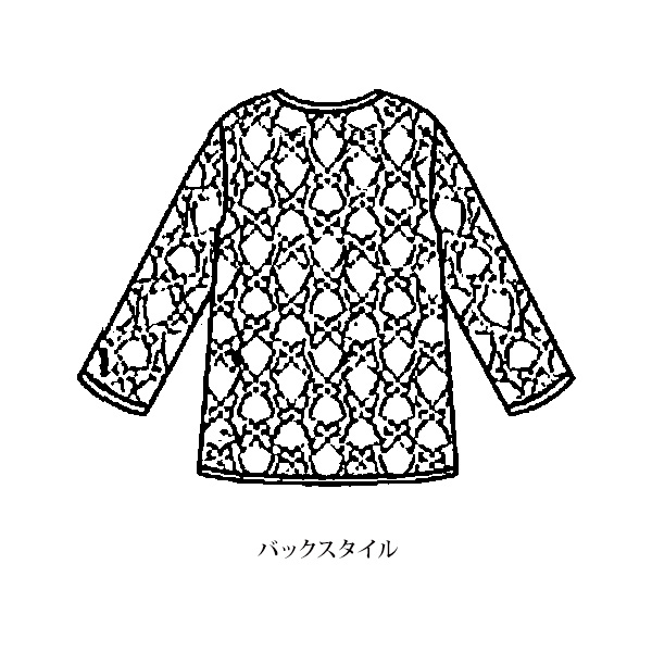 ポイント配色 薄中わた入り キルトジャケット