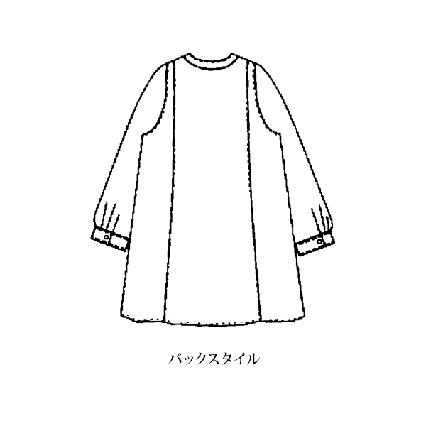 綿100％ダブルガーゼ シャツチュニック
