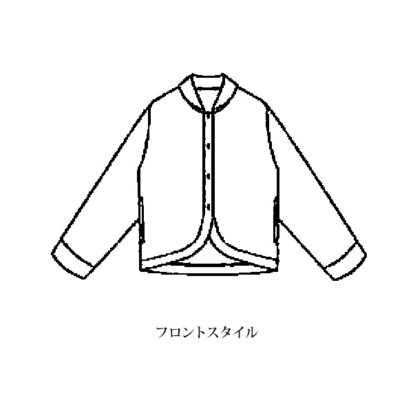 ふくれジャカード 襟付ジャケット