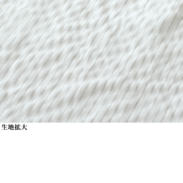 リボンフリル襟ブラウス