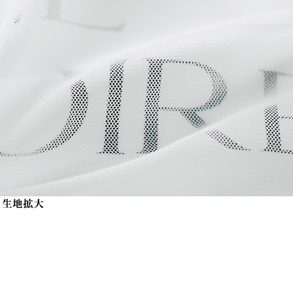 メッシュ重ね ロゴＴシャツ