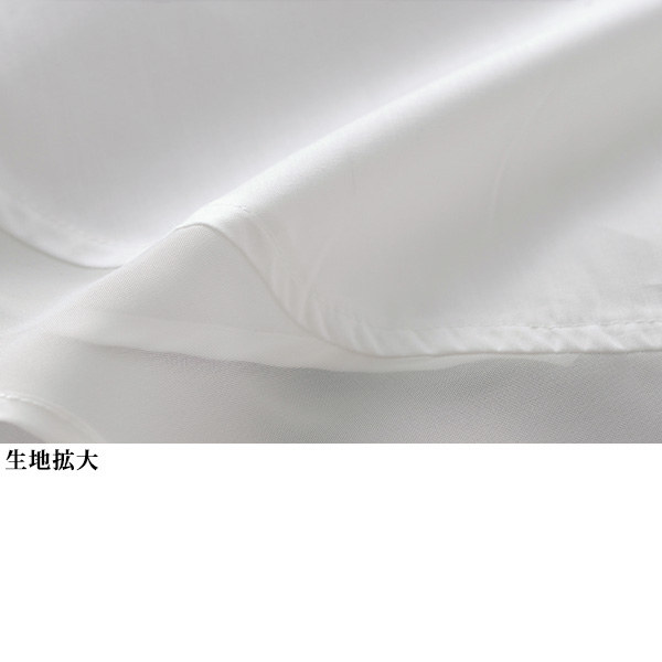 メタル＆パール調ビジュー使いシャツ