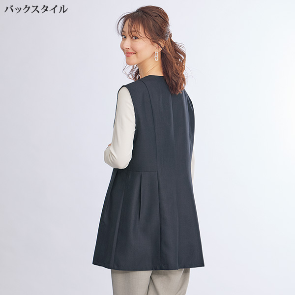 多ボタンデザインジレ