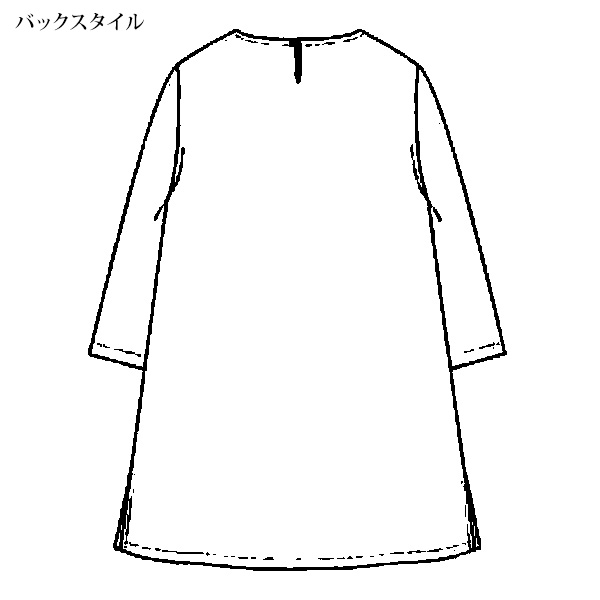 パネル刺しゅう入りチュニック