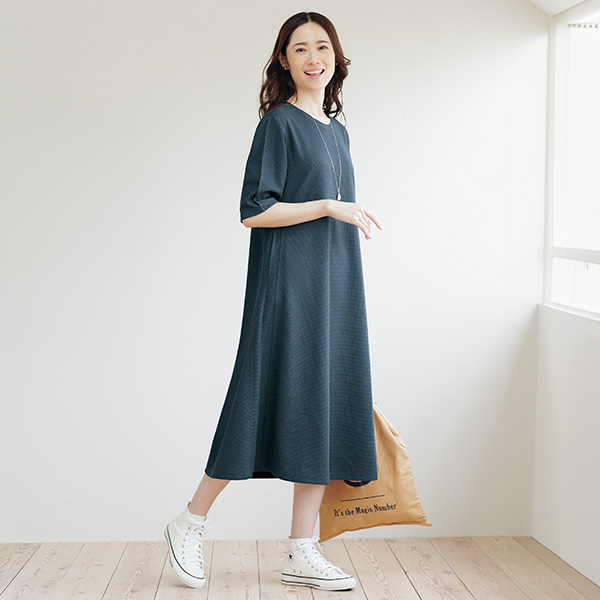 リラックスジャージーワンピース
