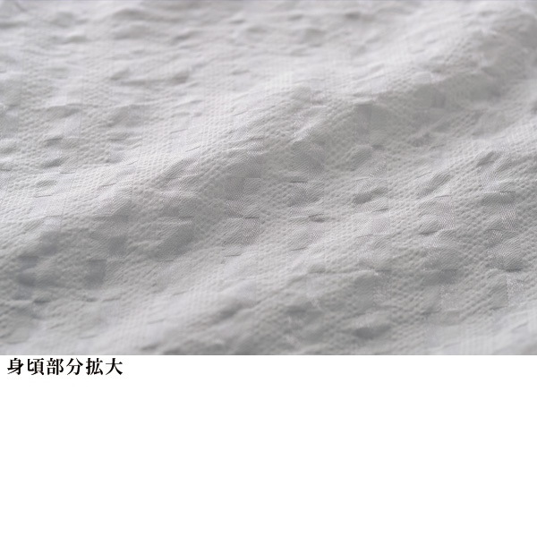 透かし編み使い ジャカードブラウス 大きいサイズ M L LL 3L