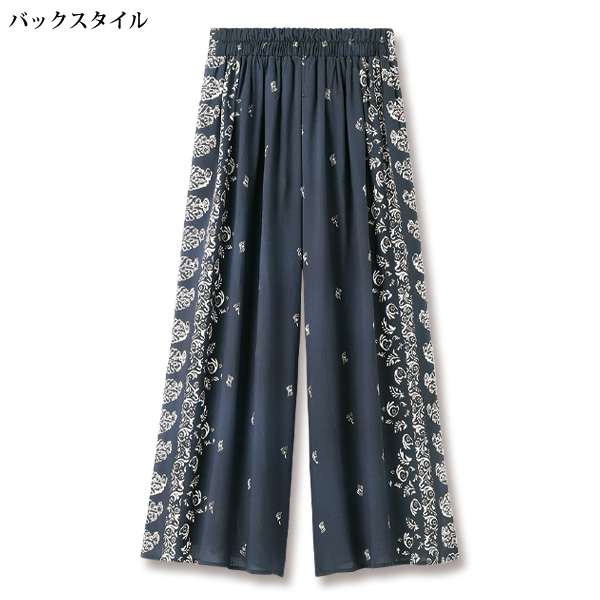 オリエンタルプリントパンツ