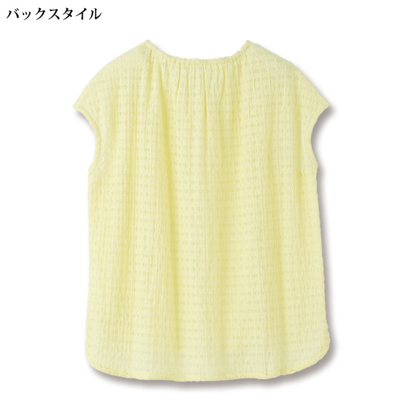 ふくれジャカードブラウス