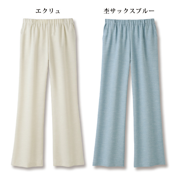 お家で洗える 吸汗・速乾セミワイドパンツ 大きいサイズ M L LL 3L