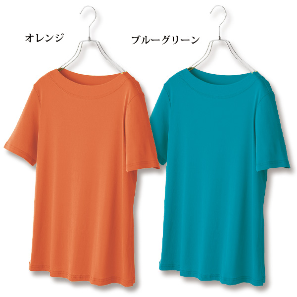 さらさら強撚コットンプルオーバー