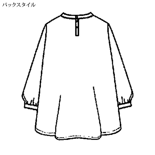 フラワー総刺しゅうブラウス