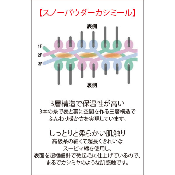 3層構造綿100%プルオーバー