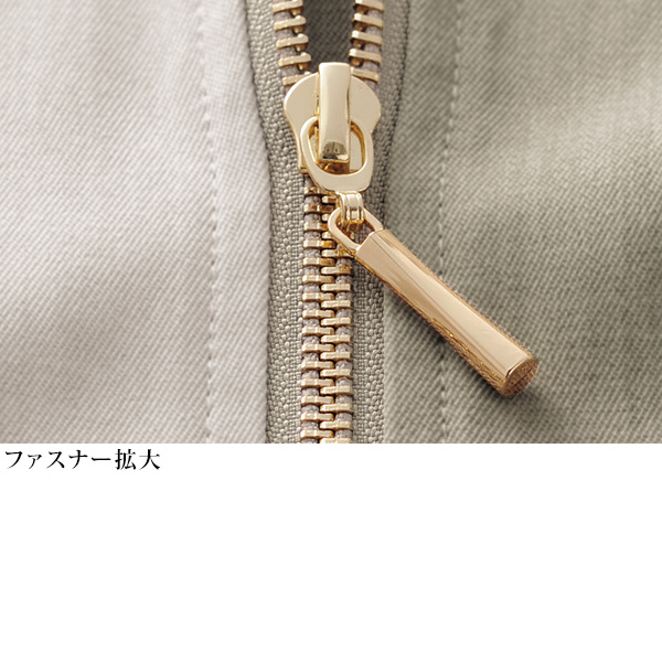 微配色ファスナー使いジャンパースカート