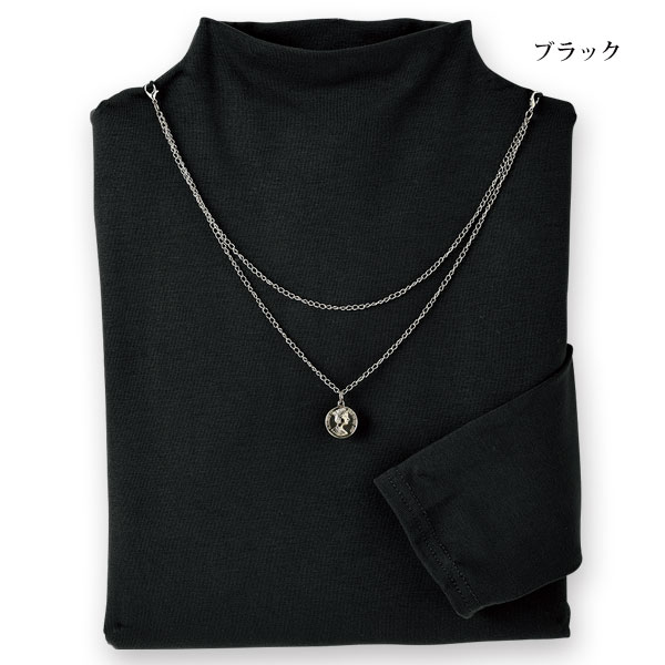 コインネックレス付プルオーバー
