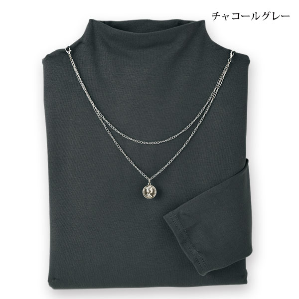 コインネックレス付プルオーバー
