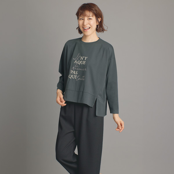 ロゴプリントゆるっとＴシャツ