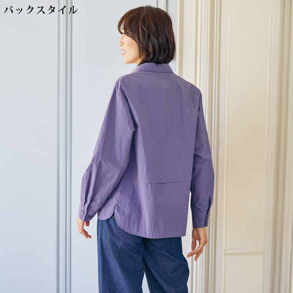 ポケットデザインシャツジャケット