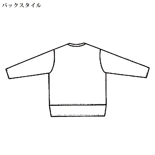 サイドボタン付プリントTシャツ