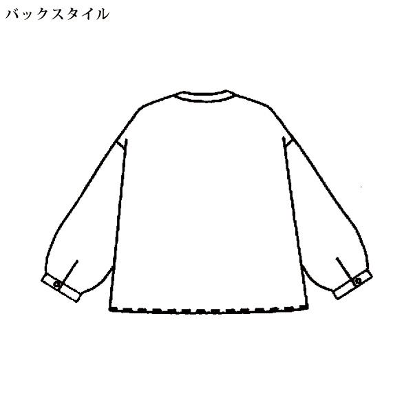 フロッキー英字プリントブラウスジャケット